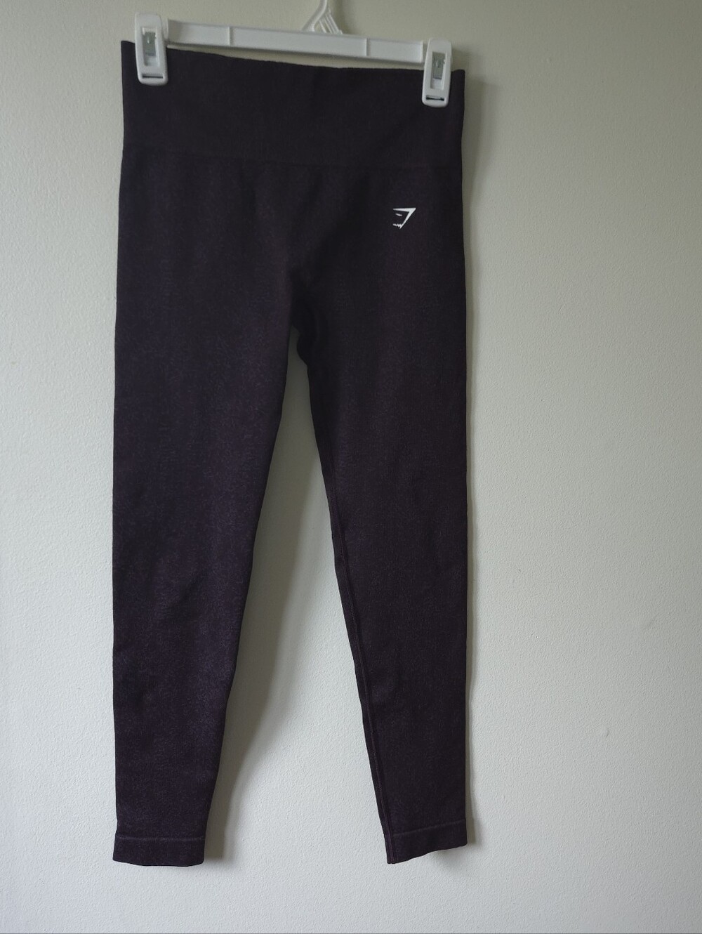 Gymshark Vital Seamless High Rise Workout Leggings Dark Purple Plum Marl
